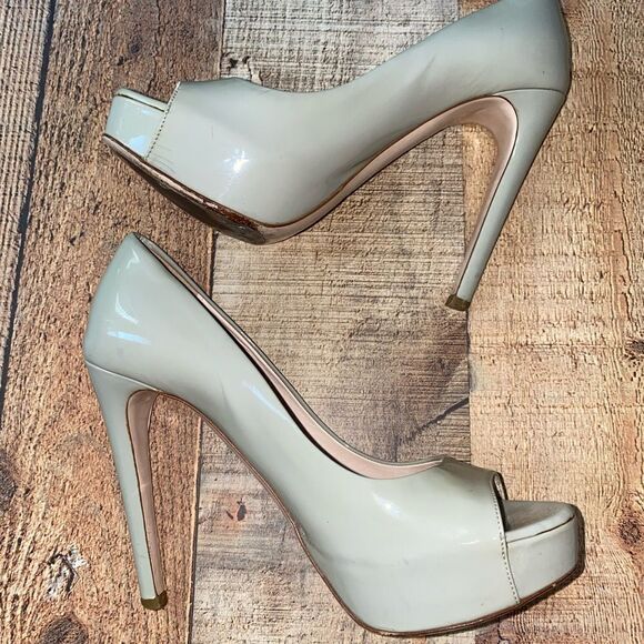 Miu Miu patent leather pumps peep toe 36 - Picture 14 of 14